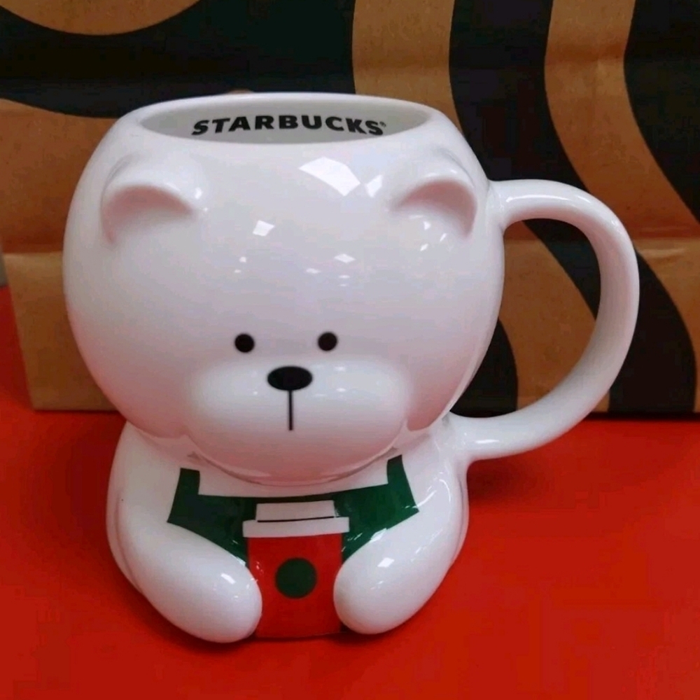 Starbucks 2025 Holiday Christmas Bearista Bear Mug Exclusive Limited Edition - Picture 3 of 8